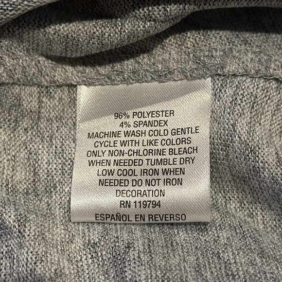 NWT Style & Co. Women’s Small Long Sleeve Chest Cutout Back Slit and Button - Picture 8 of 8